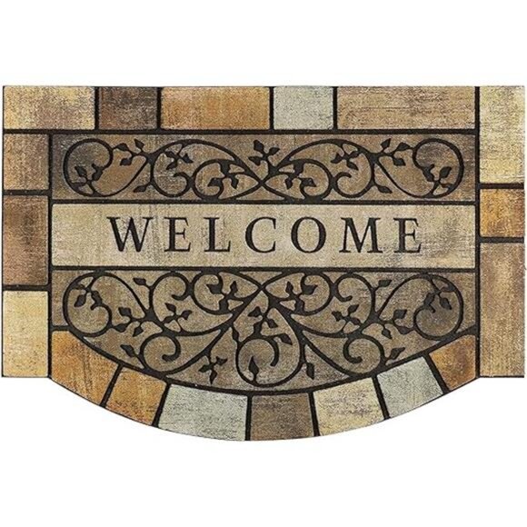 Durable Welcome Door Mats, 24"x36" Heavy-Duty Large Outdoor Mat for Front Door - Picture 6 of 6